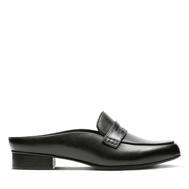 Clarks Keesha Donna - Black Leather - Womens 5.5