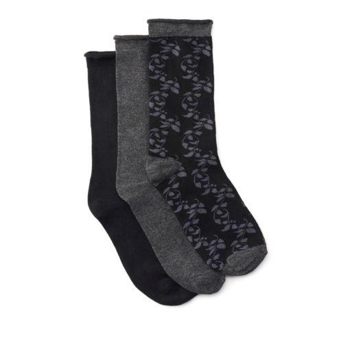 Clarks Roll Top 3pk In Black/combi