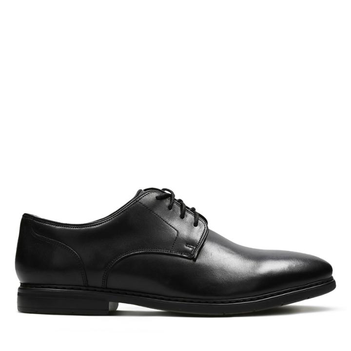 Clarks Banbury Lace - Black Leather - Mens 10