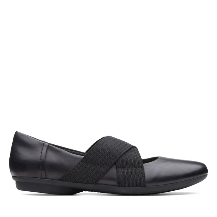 Clarks Gracelin Shea - Black Leather - Womens 7