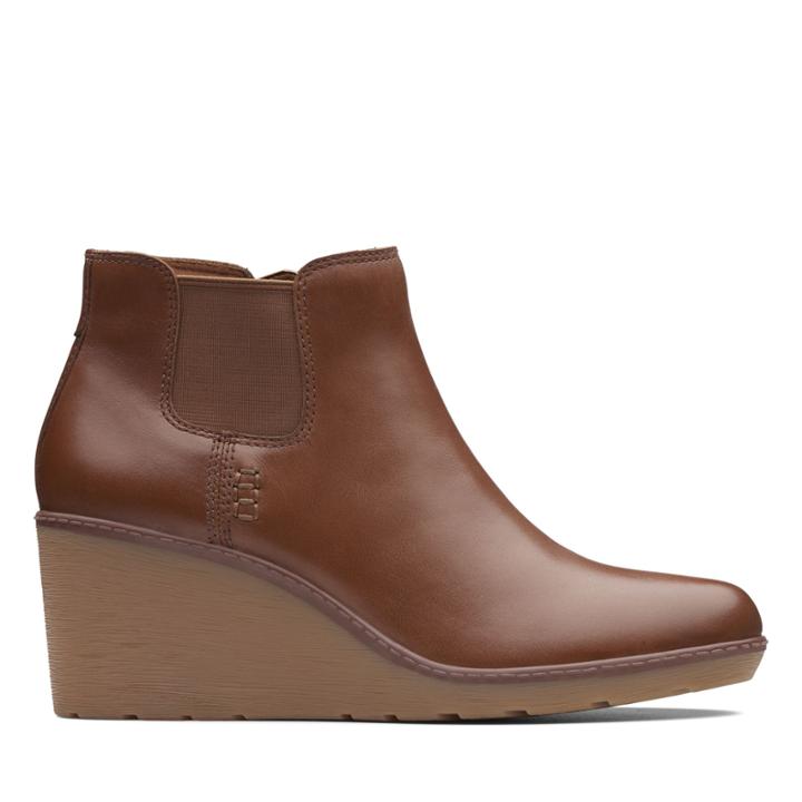 Clarks Hazen Flora - Tan Leather - Womens 10