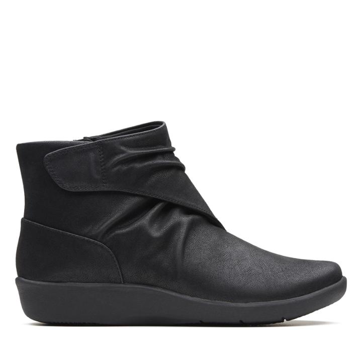 Clarks Sillian Tana - Black Synthetic - Womens 7