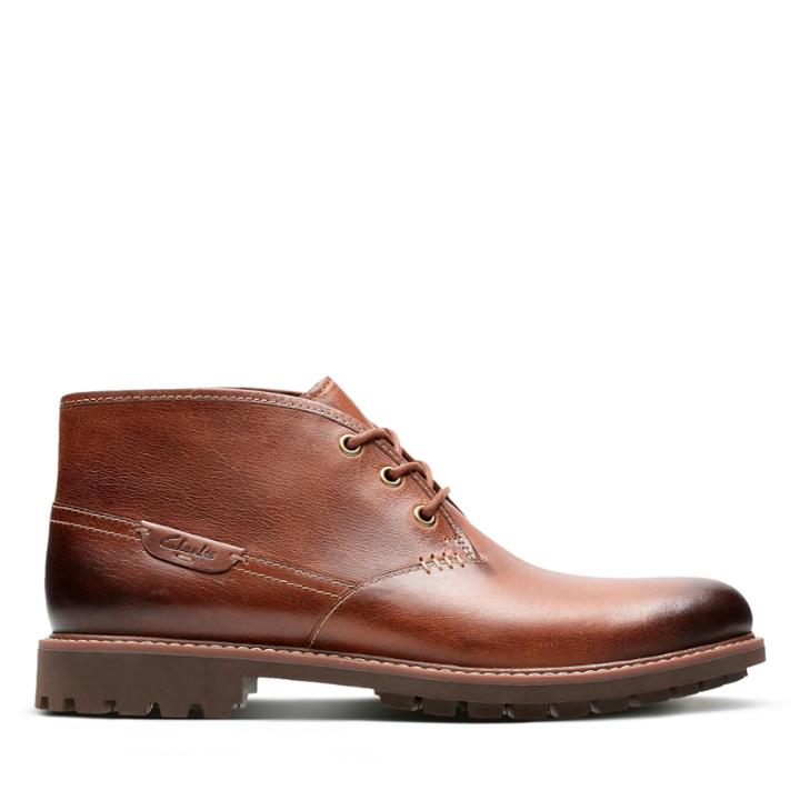 Clarks Montacute Duke - Dark Tan - Mens 8