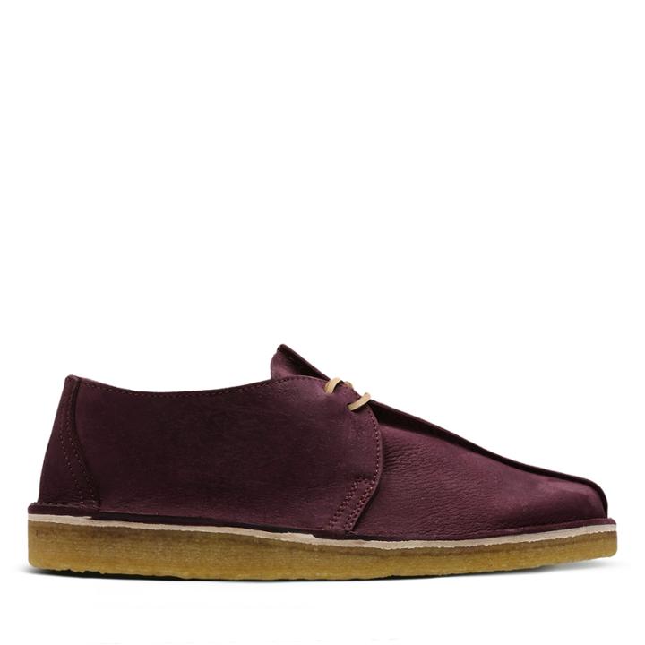 Clarks Desert Trek - Purple Grape Nubuck - Mens 8.5