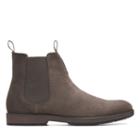 Clarks Hinman Chelsea - Dark Taupe - Mens 7