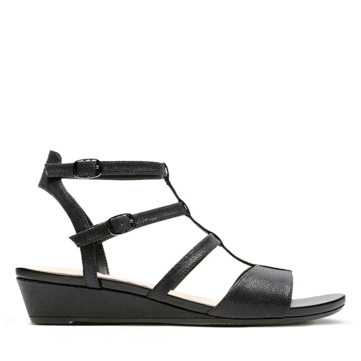 Clarks Parram Spice - Black Nubuck - Womens 6.5
