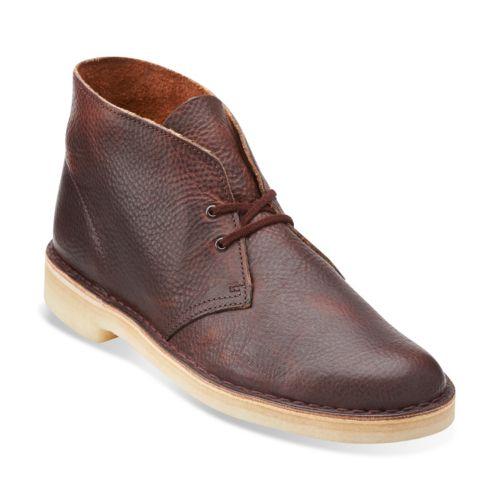 Originals Desert Boot In Rust Leather