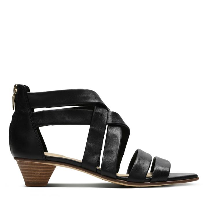 Clarks Mena Silk - Black Leather - Womens 9