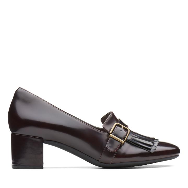 Clarks Tealia Maye - Aubergine Patent - Womens 8