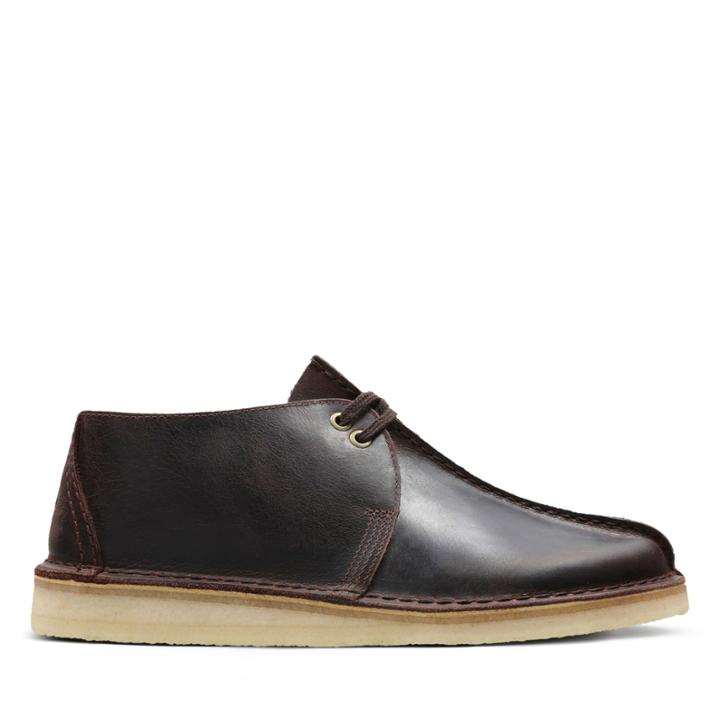 Clarks Desert Trek - Chestnut Leather - Mens 9.5