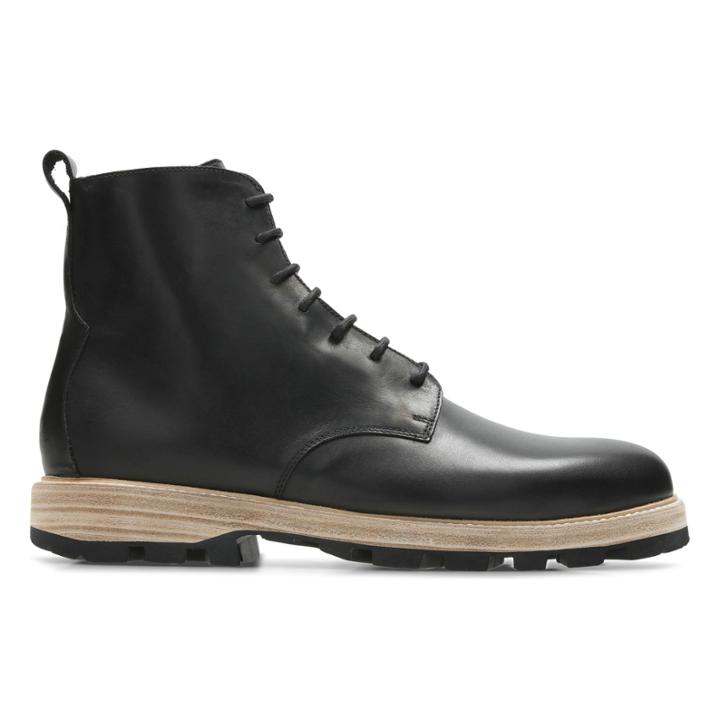 Clarks Lorwin Mali - Black Leather - Mens 8