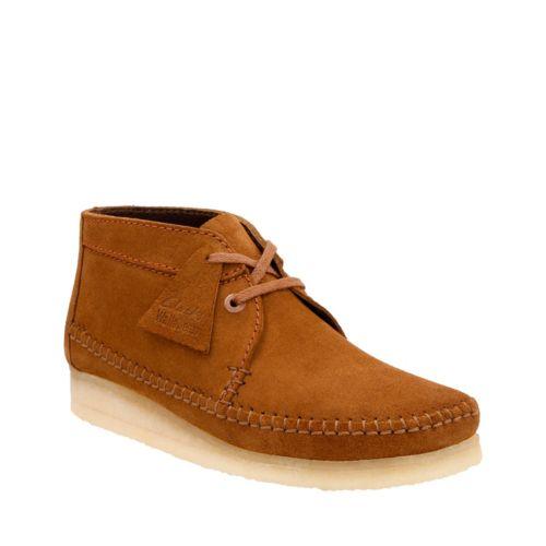 Clarks Weaver Boot In Cola Suede