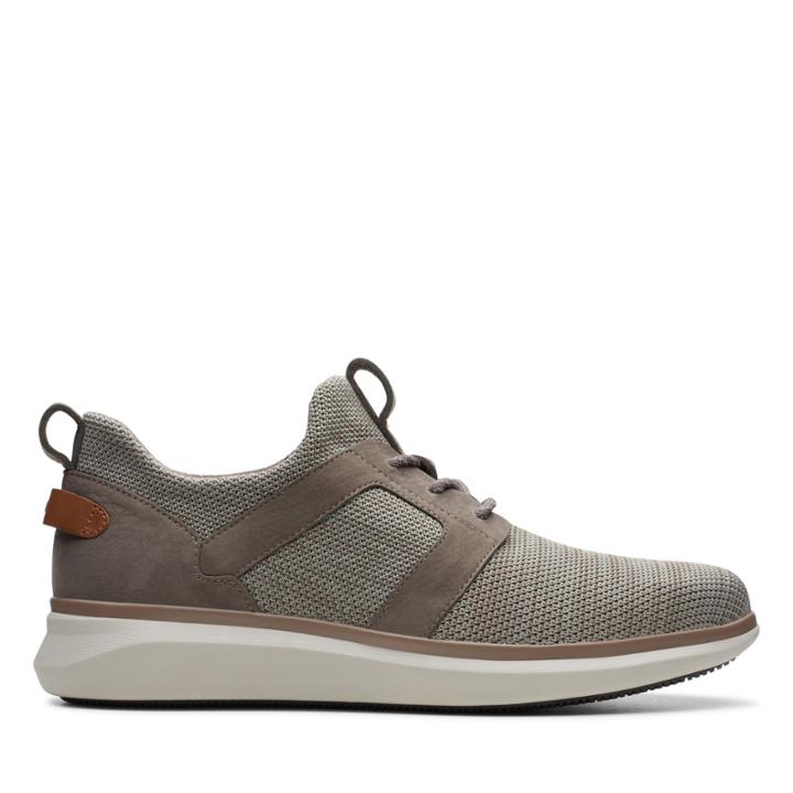 Clarks Un Globe Lace - Taupe Combi - Mens 10