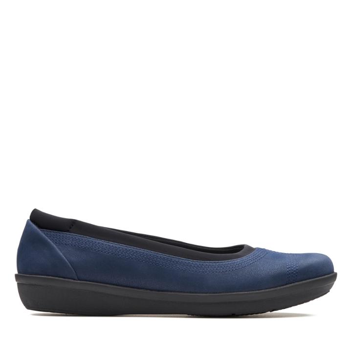 Clarks Ayla Low - Navy - Womens 5.5