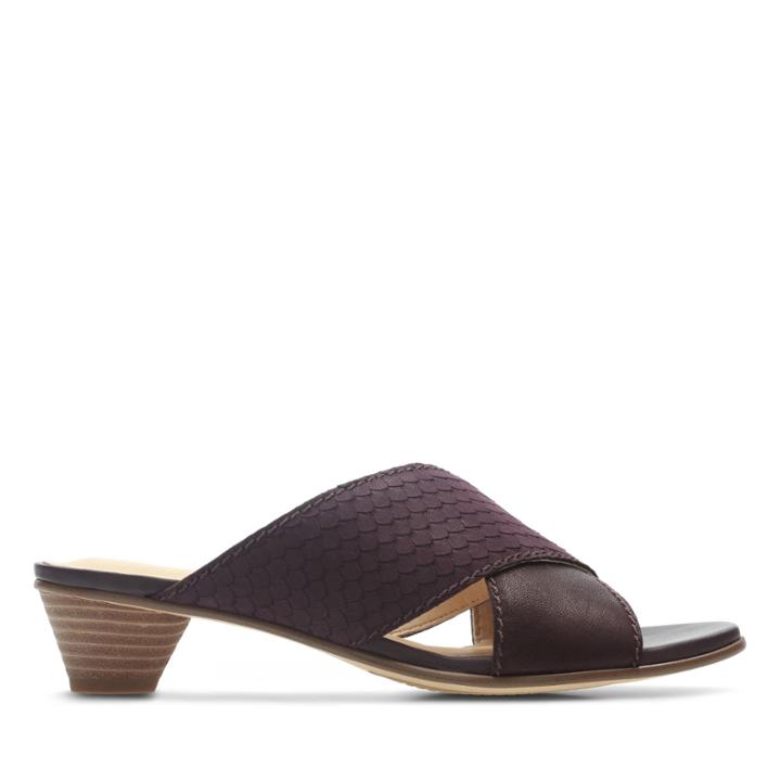 Clarks Mena Island - Aubergine - Womens 8