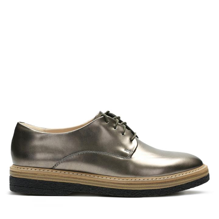Clarks Zante Zara - Pewter Metallic - Womens 7