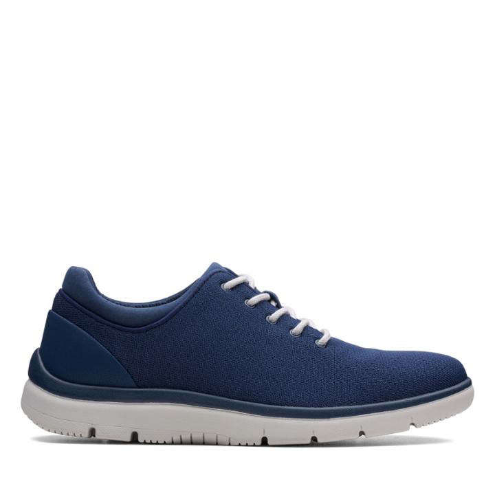 Clarks Tunsil Ace - Navy Textile - Mens 7