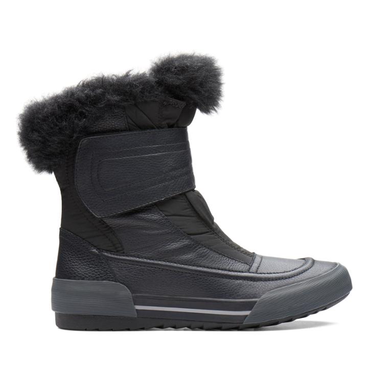 Clarks Gilby Merilyn - Black Leather - Womens 8