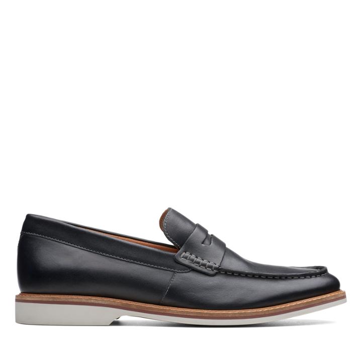 Clarks Atticus Free - Black Leather - Mens 12