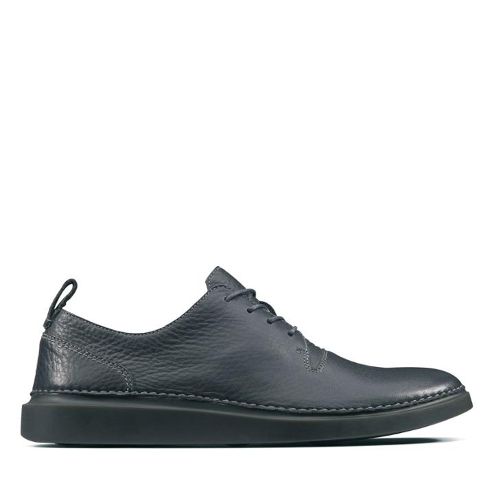 Clarks Hale Lace - Dark Grey Leather - Mens 13
