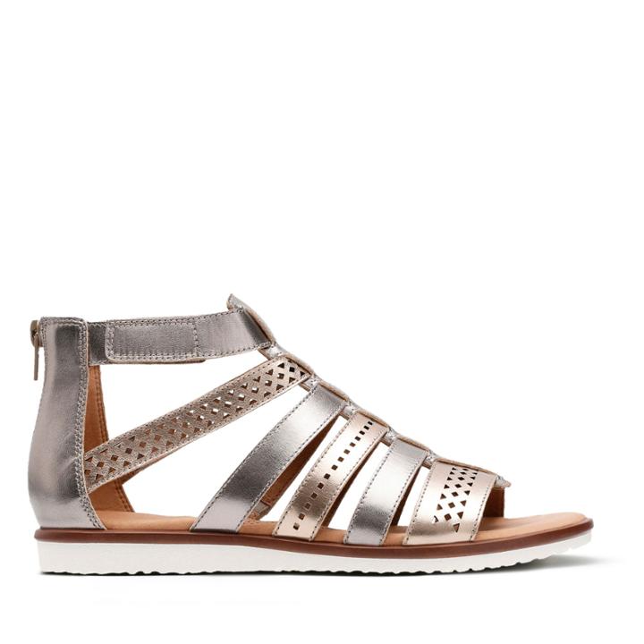 Clarks Kele Lotus - Metallic Multi - Womens 5.5