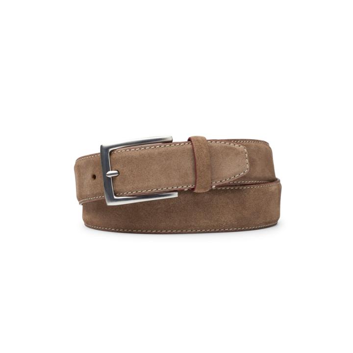 Clarks Cas Suede Blt - Khaki - Mens Accessories 40