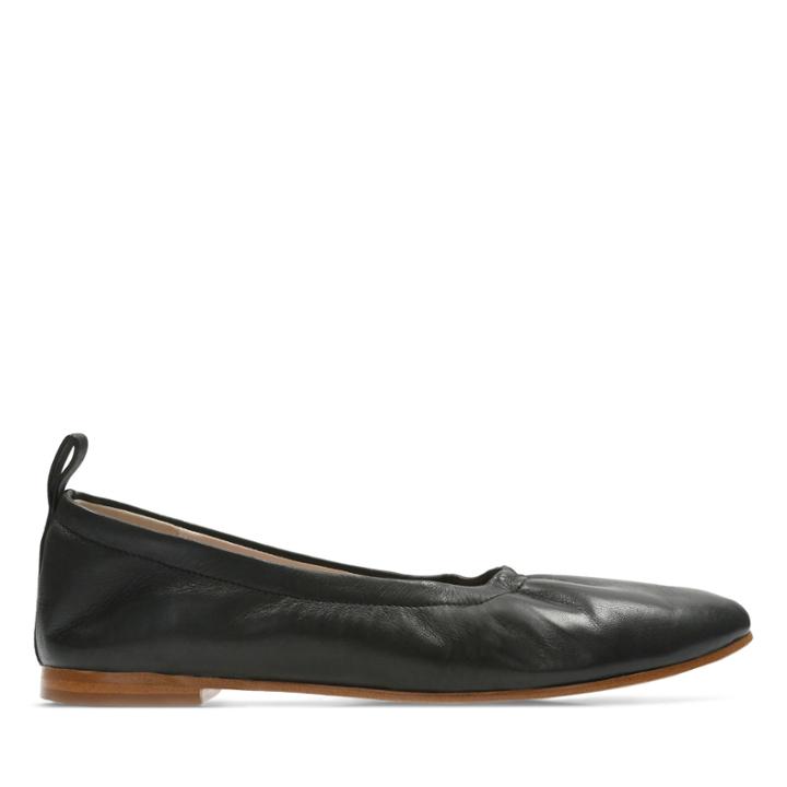 Clarks Grace Mia - Black Leather - Womens 6
