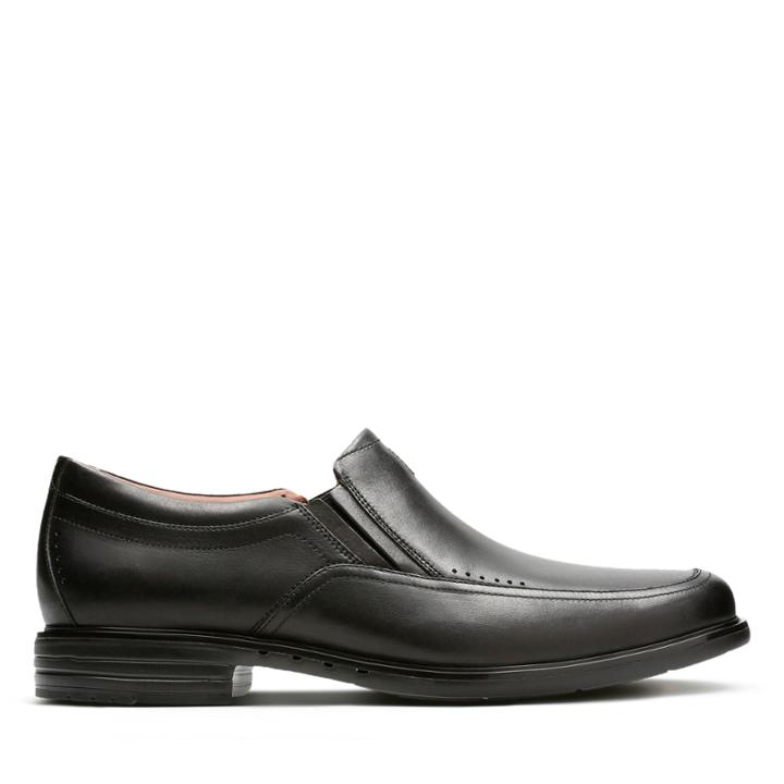 Clarks Unbrylan Lane - Black Leather - Mens 7
