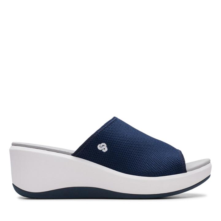 Clarks Step Cali Bay - Navy - Womens 7