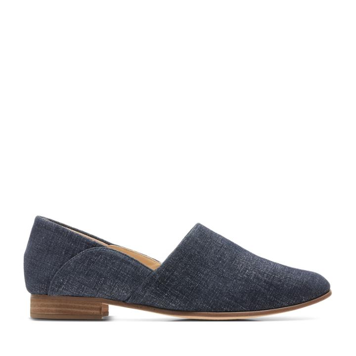 Clarks Pure Tone - Navy Interest - Womens 6.5