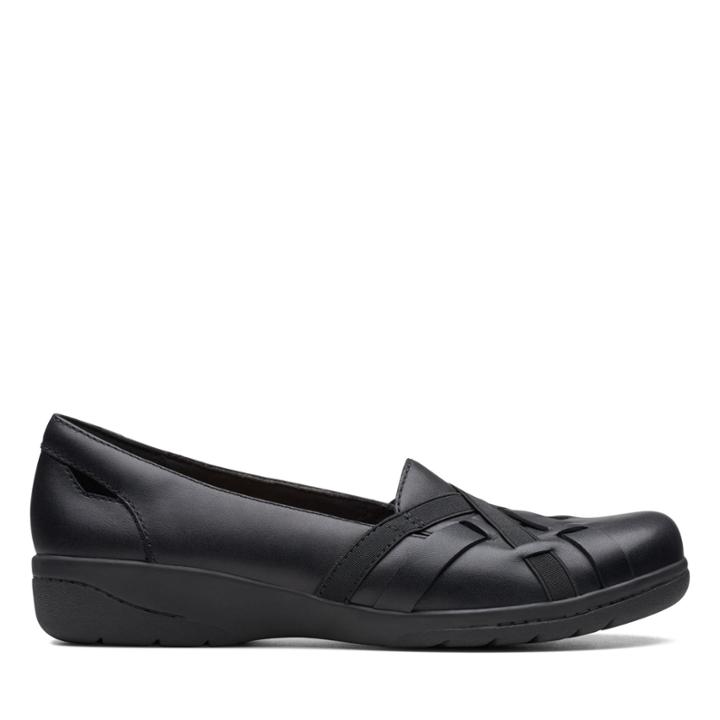 Clarks Cheyn Creek - Black Leather - Womens 11
