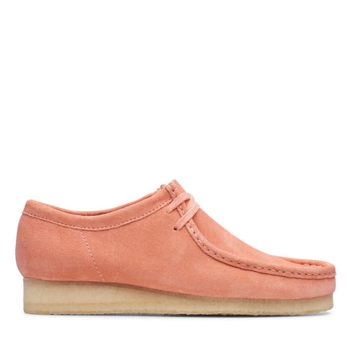 Clarks Wallabee - Coral Suede - Mens 10