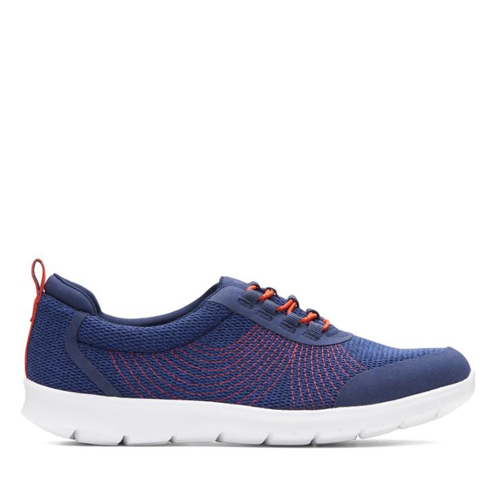 Clarks Step Allenabay - Navy Textile - Womens 5.5