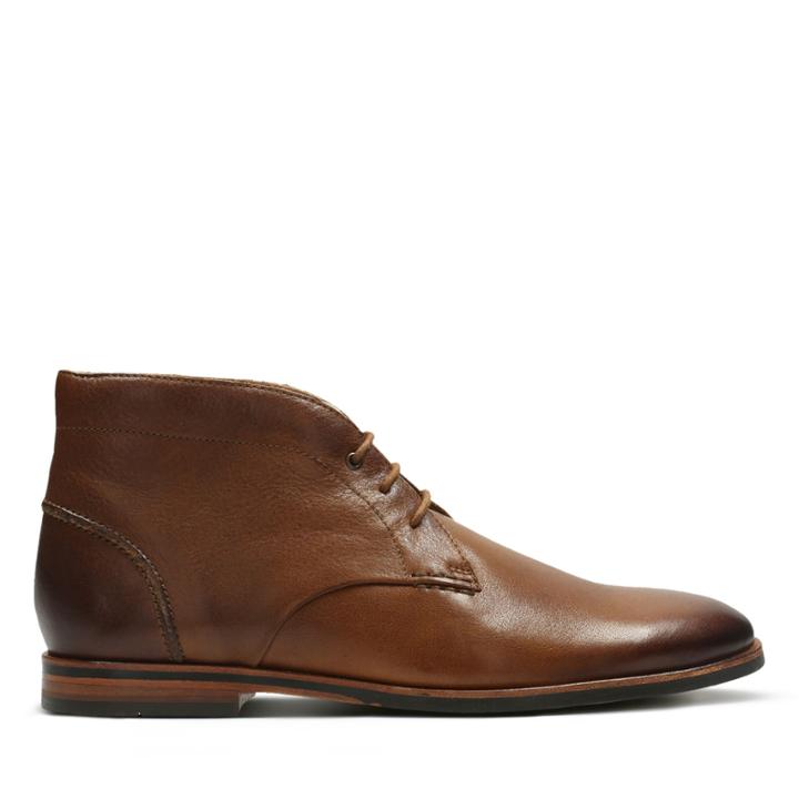 Clarks Broyd Mid - Tan Leather - Mens 9