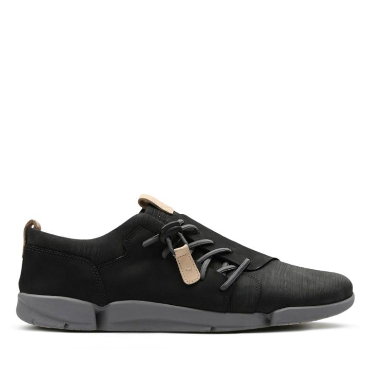 Clarks Tri Camilla - Black Nubuck - Womens 6.5