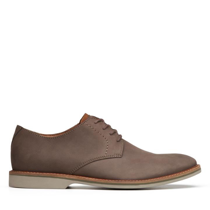 Clarks Atticus Lace - Taupe Nubuck - Mens 9.5