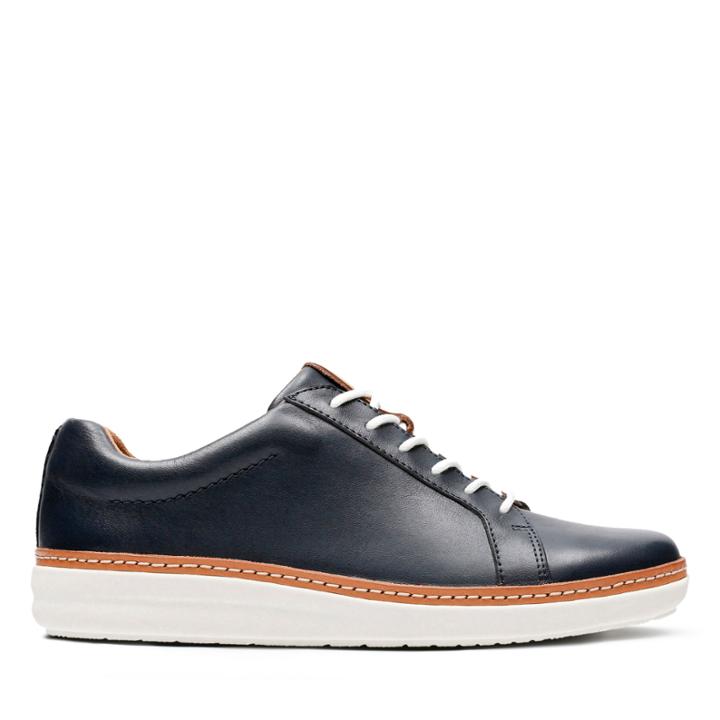 Clarks Amberlee Rosa - Navy Leather - Womens 9