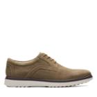 Clarks Un Geo Lace - Dark Olive Nubuck - Mens 9.5