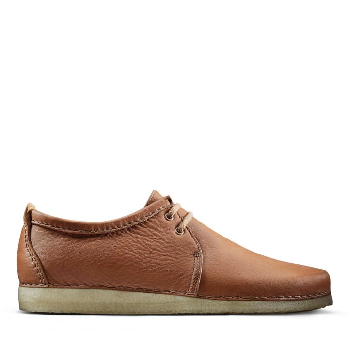 Clarks Ashton - Cola Leather - Mens 8