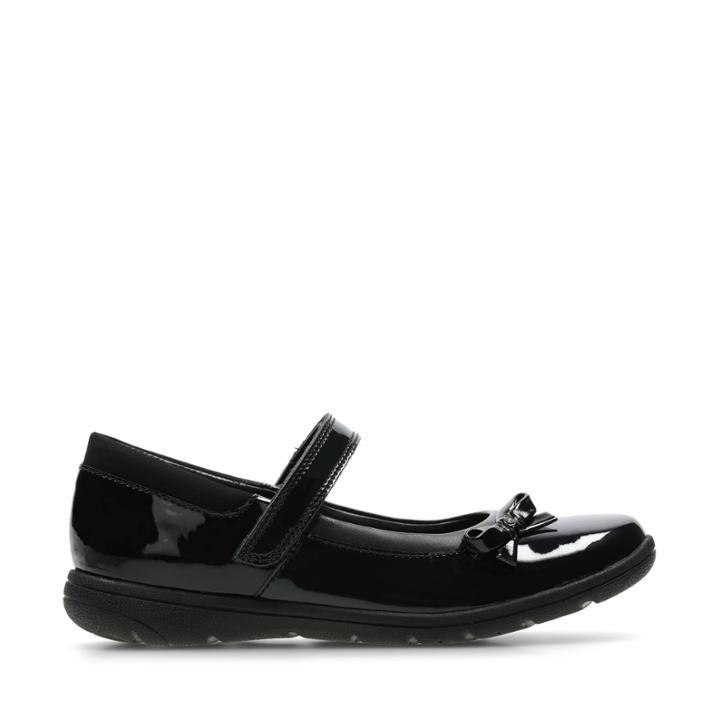 Clarks Venture Star - Black Patent Leather - Childrens 1.5