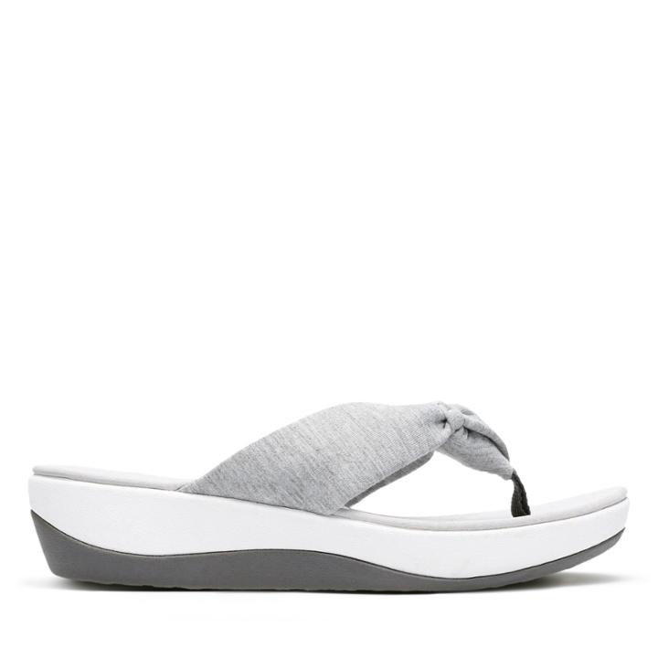 Clarks Arla Glison - Grey Fabric - Womens 8