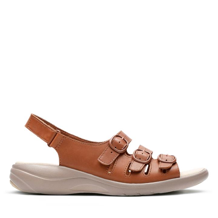Clarks Saylie Quartz - Tan Leather - Womens 8