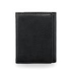 Clarks Clk Trifold In Black Leather