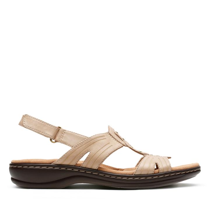 Clarks Leisa Vine - Sand Leather - Womens 9.5