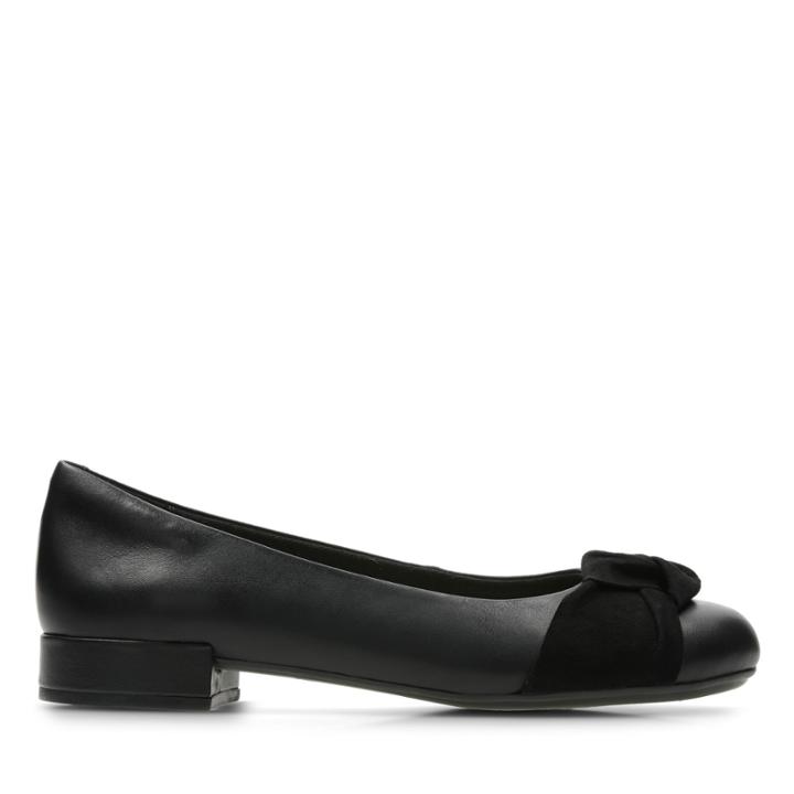 Clarks Rosabella Lola - Black Combi Leather - Womens 8.5