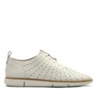Clarks Tri Etch - White Leather - Womens 8.5