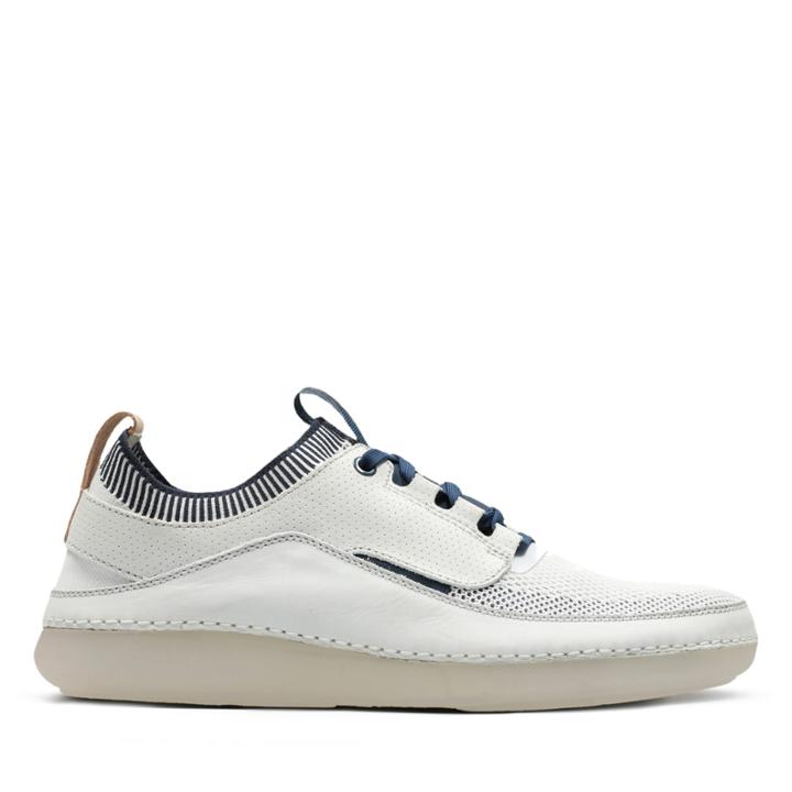 Clarks Nature Vi Sport - White Combi - Mens 9