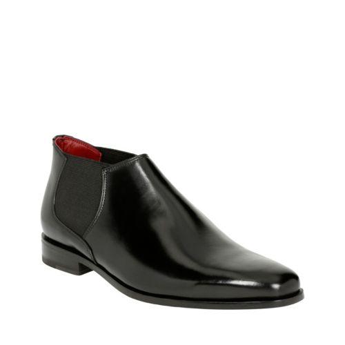 Clarks Swixty Top In Black Leather