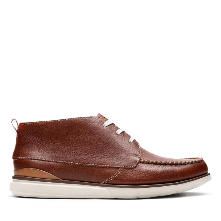Clarks Edgewood Mid - Tan Tumbled - Mens 7