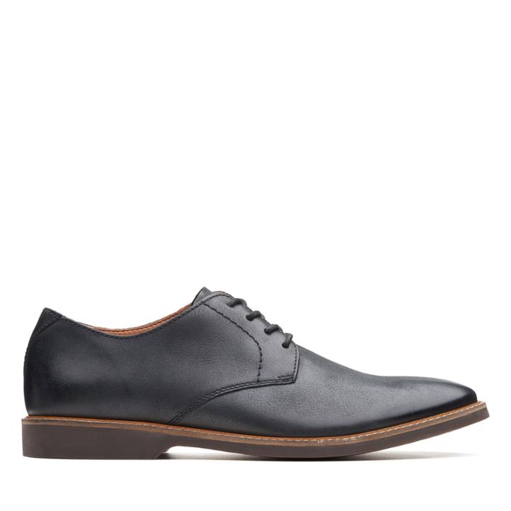 Clarks Atticus Lace - Black Leather - Mens 12